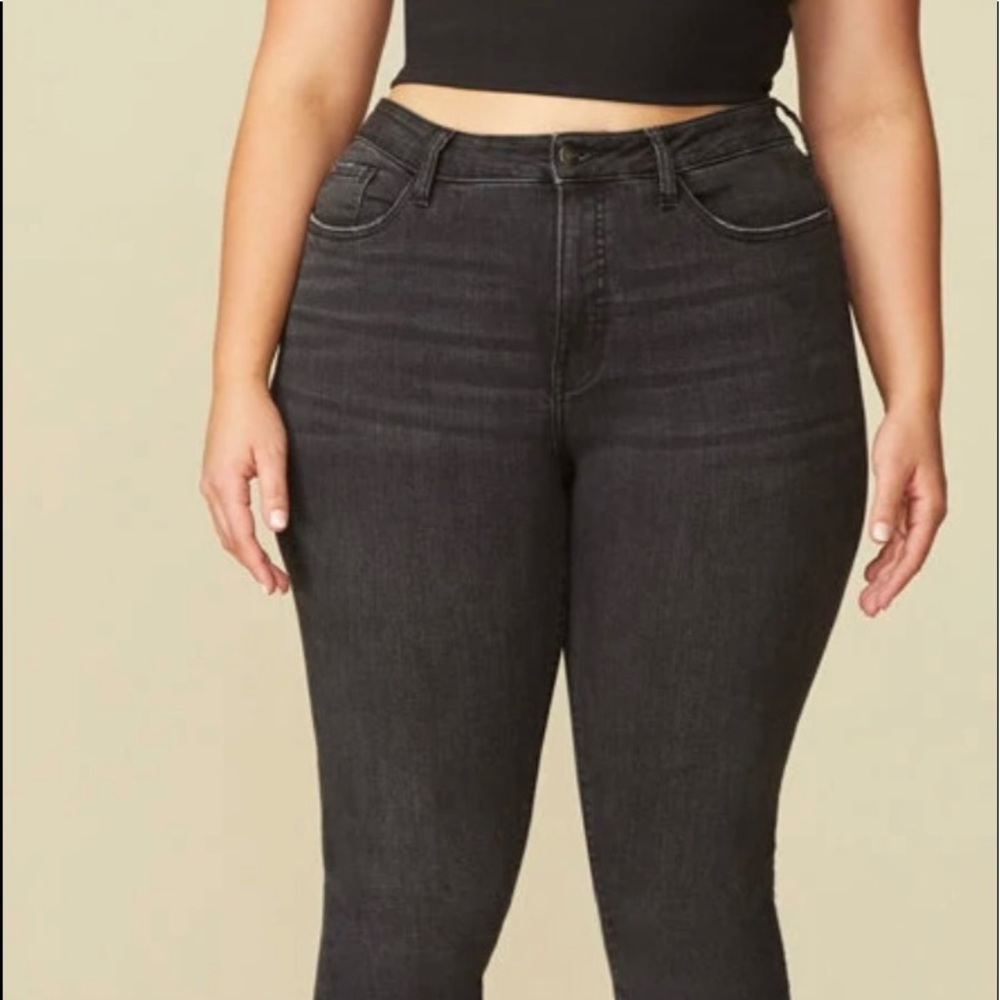 Warp + Weft mxp color ember size 14 high rise skinny